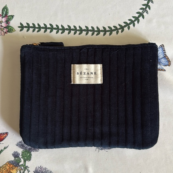 Sezane Handbags - Sezane velvet pouch